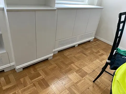 White radiator covers